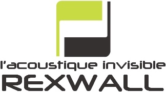 Logo partenaire l'acoustique invisible REXWALL | Sonnier, Menuiserie, Panneaux, Bois | Isère (38), Drôme (26), Ardèche (07)