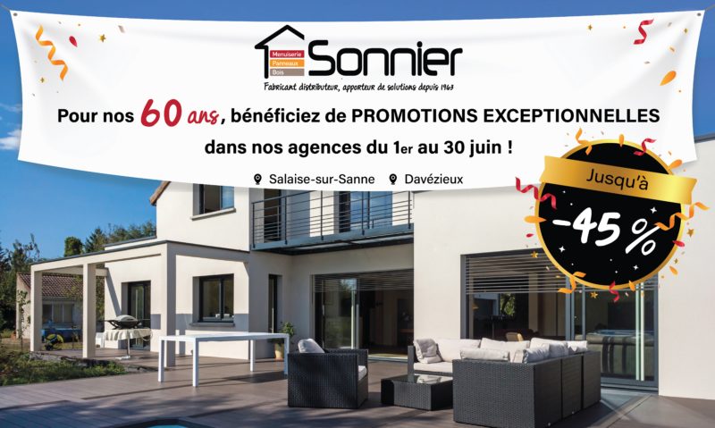 Affichage 60 ans Sonnier